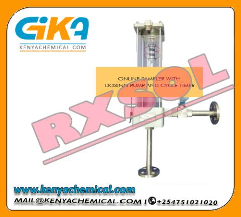 ONLINE SAMPLER WITH DOSING PUMP AND CYCLE TIMER
